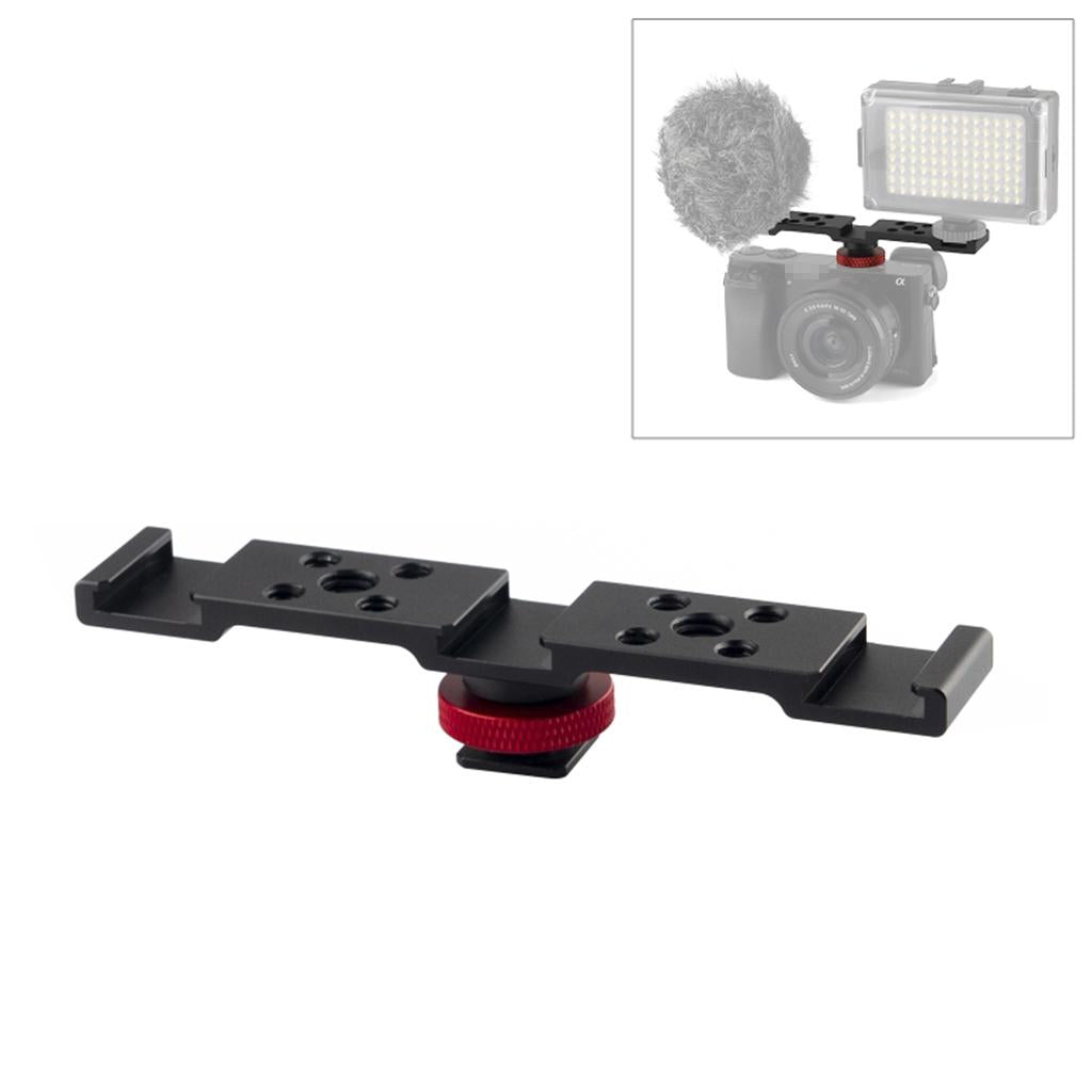 Hot Flash Shoe Mount Bracket for DSLR Camcorder Aluminium Alloy Accessory