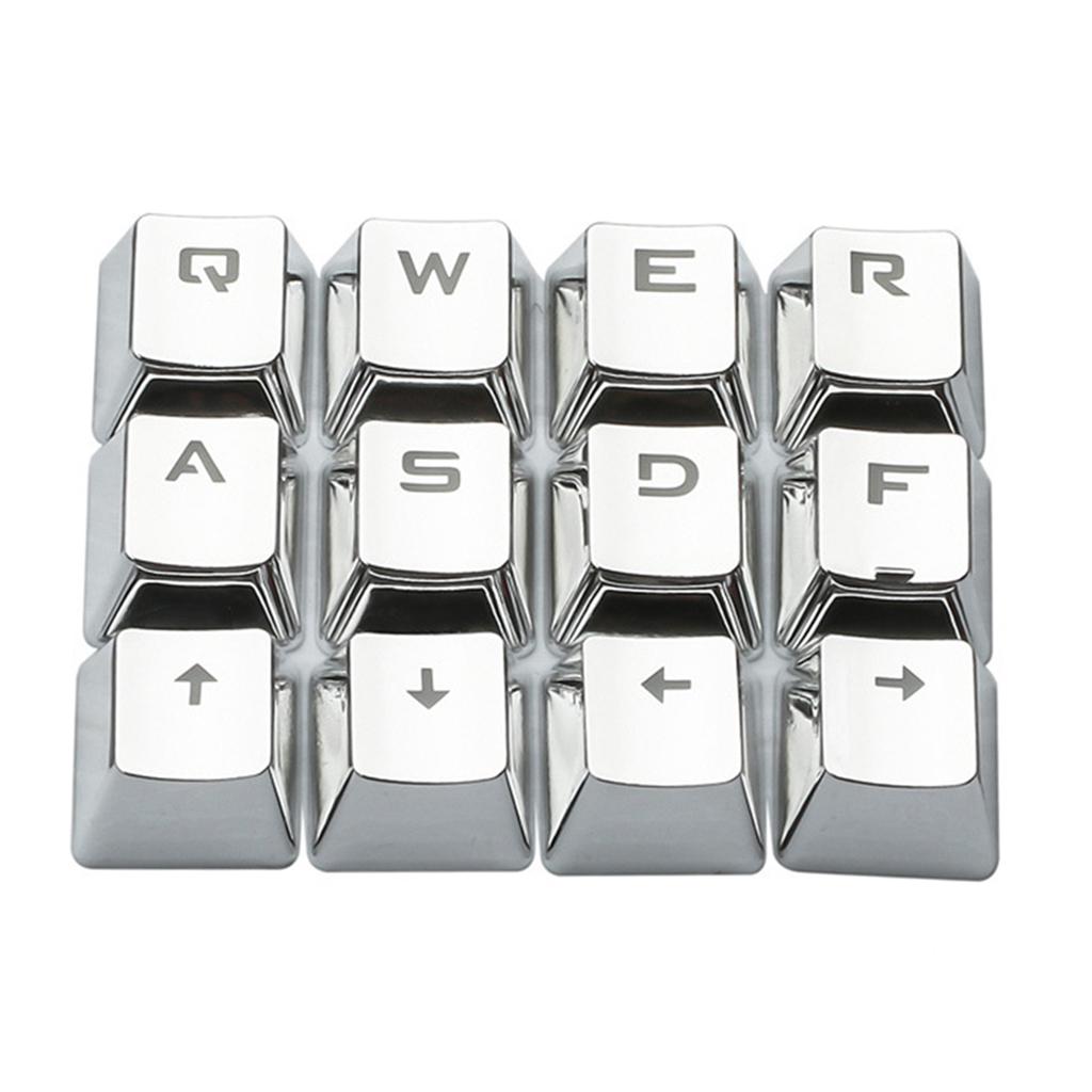 PBT Keycap Switch Key Caps for Cherry MX Mechanical Keyboard Silver