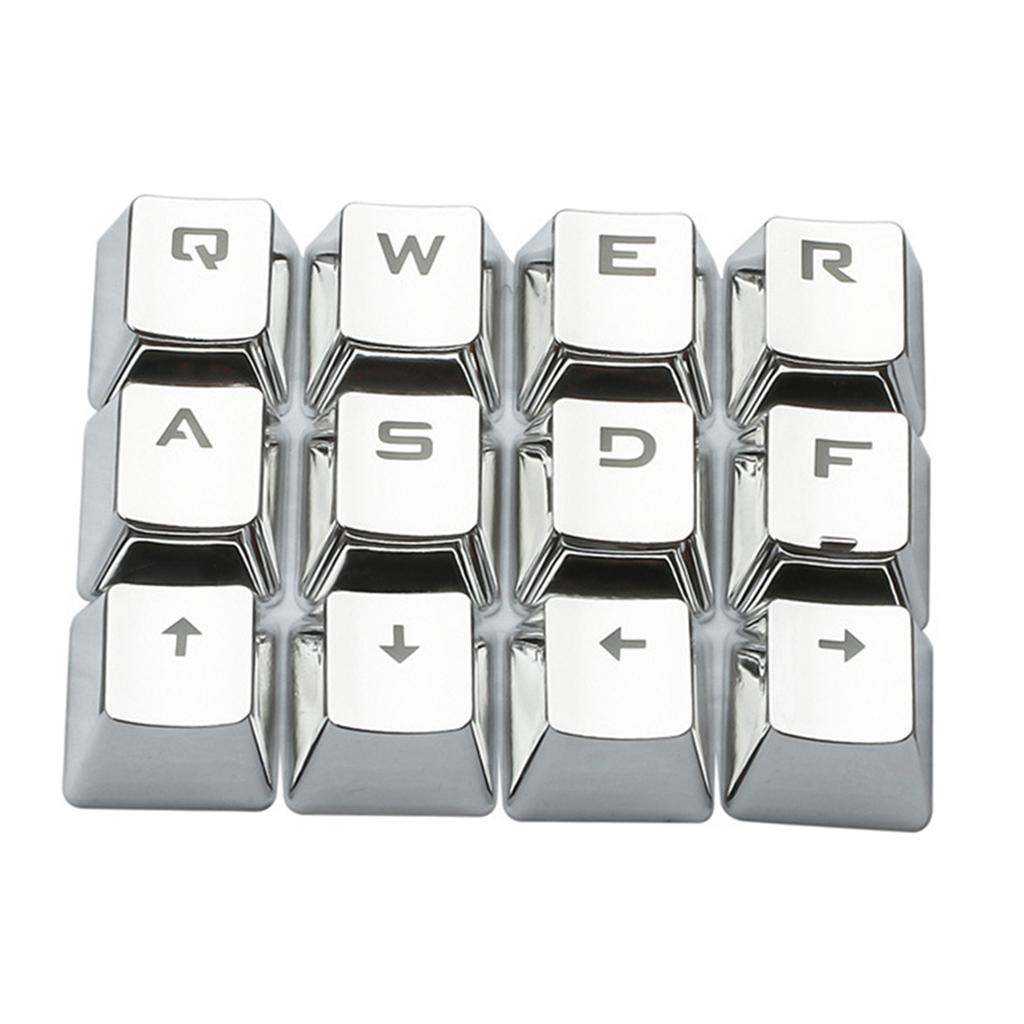 PBT Keycap Switch Key Caps for Cherry MX Mechanical Keyboard Silver