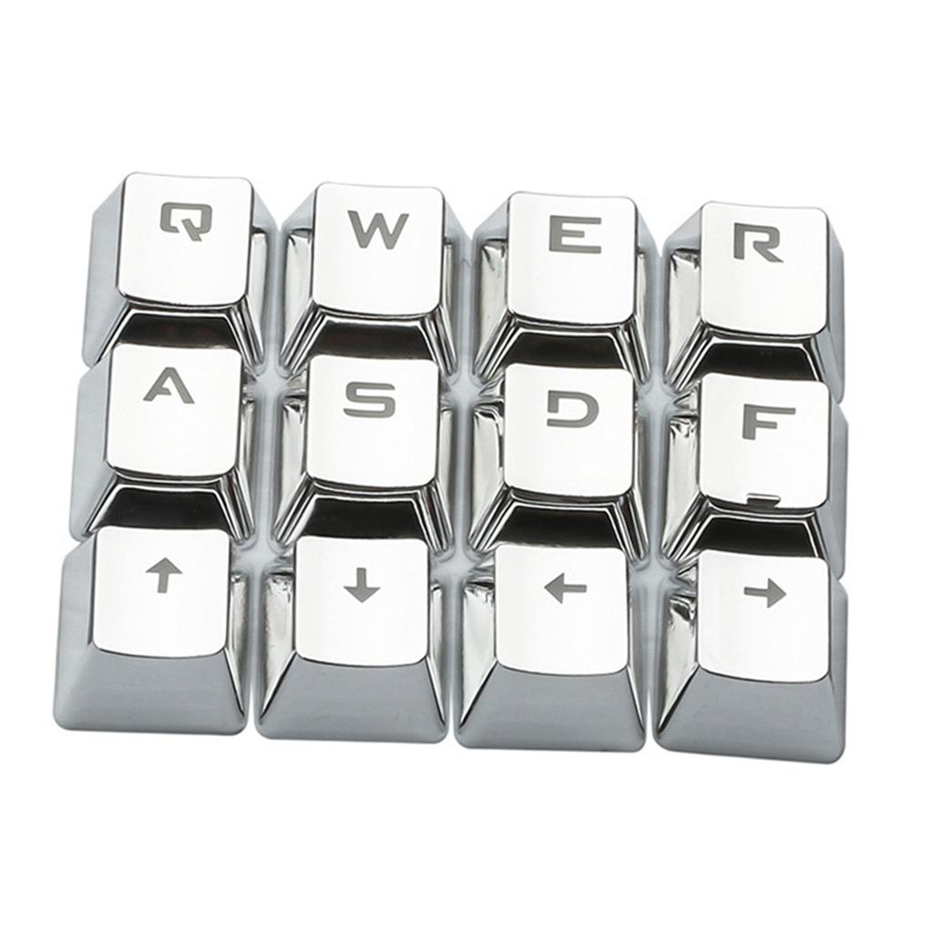 PBT Keycap Switch Key Caps for Cherry MX Mechanical Keyboard Silver