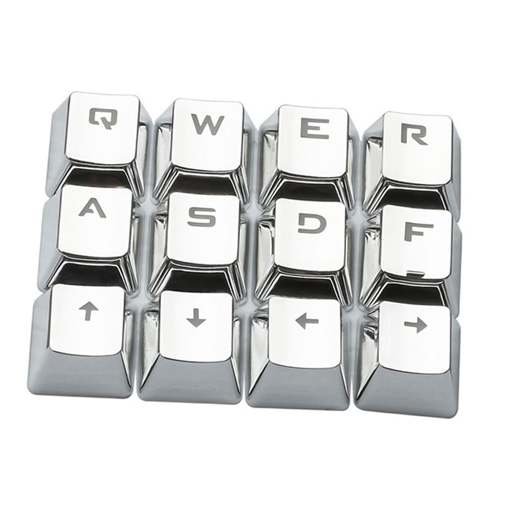 PBT Keycap Switch Key Caps for Cherry MX Mechanical Keyboard Silver