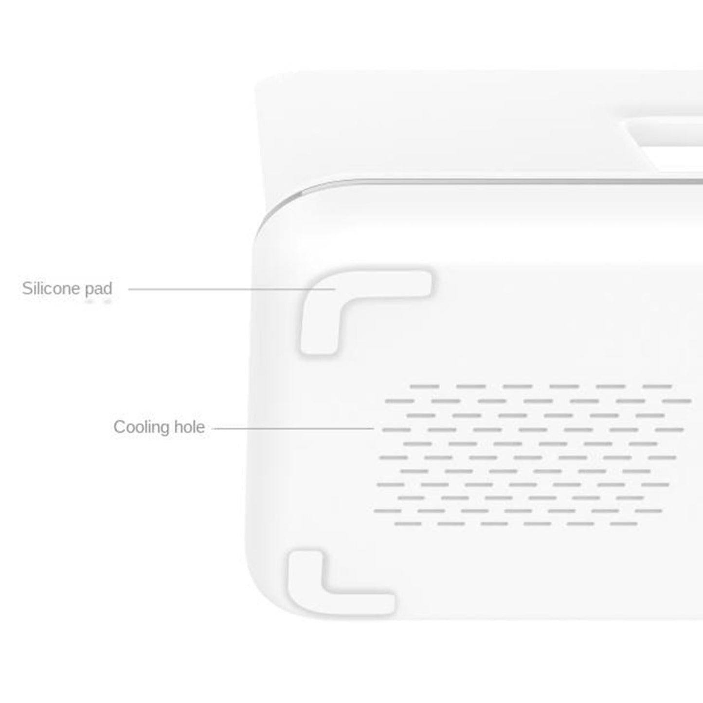 3 in 1 15W Wireless Fast Charging Station Charger Dock Stand for Phone White