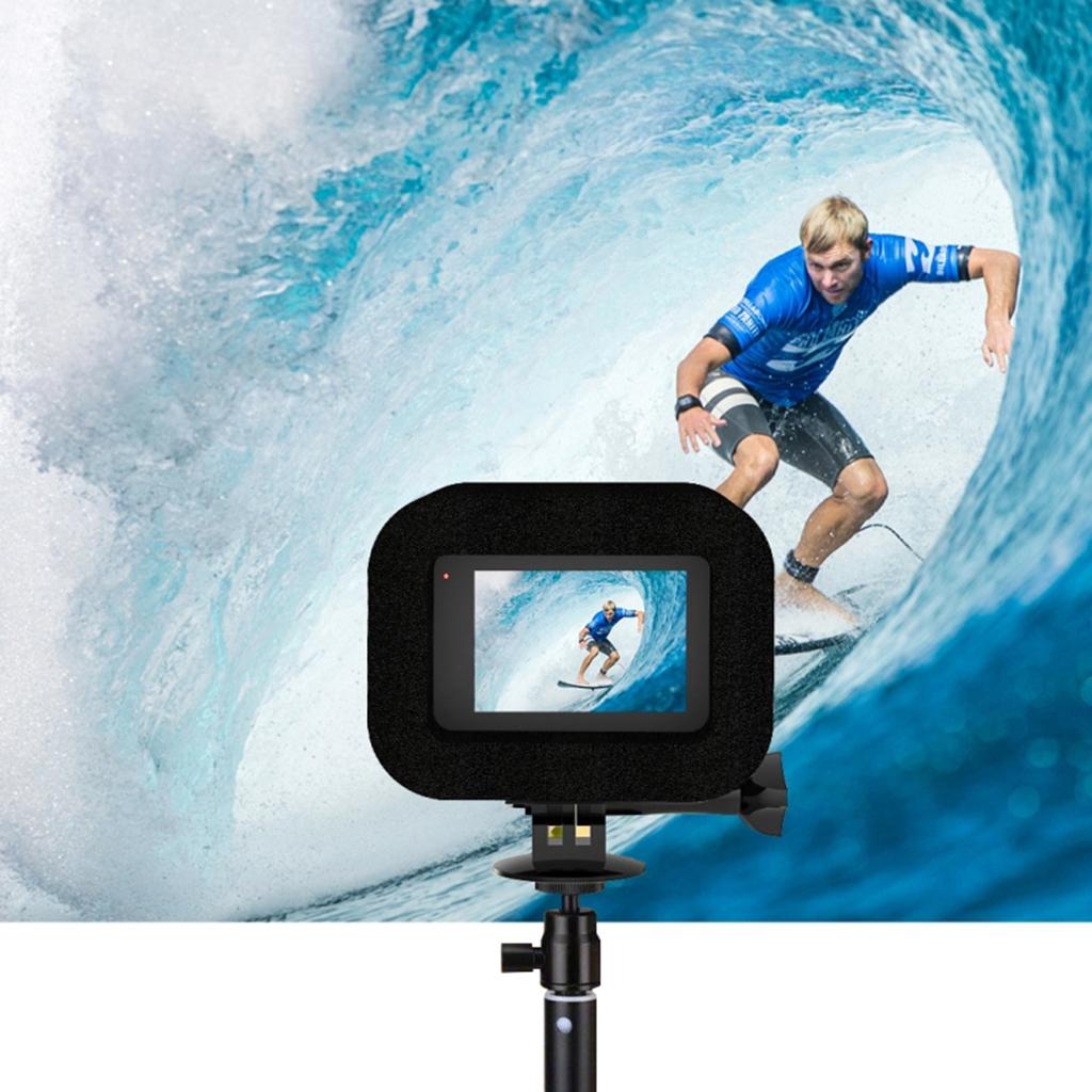 Black Foam Windshield Housing Case Noise Reduction Foam for GoPro Hero 9