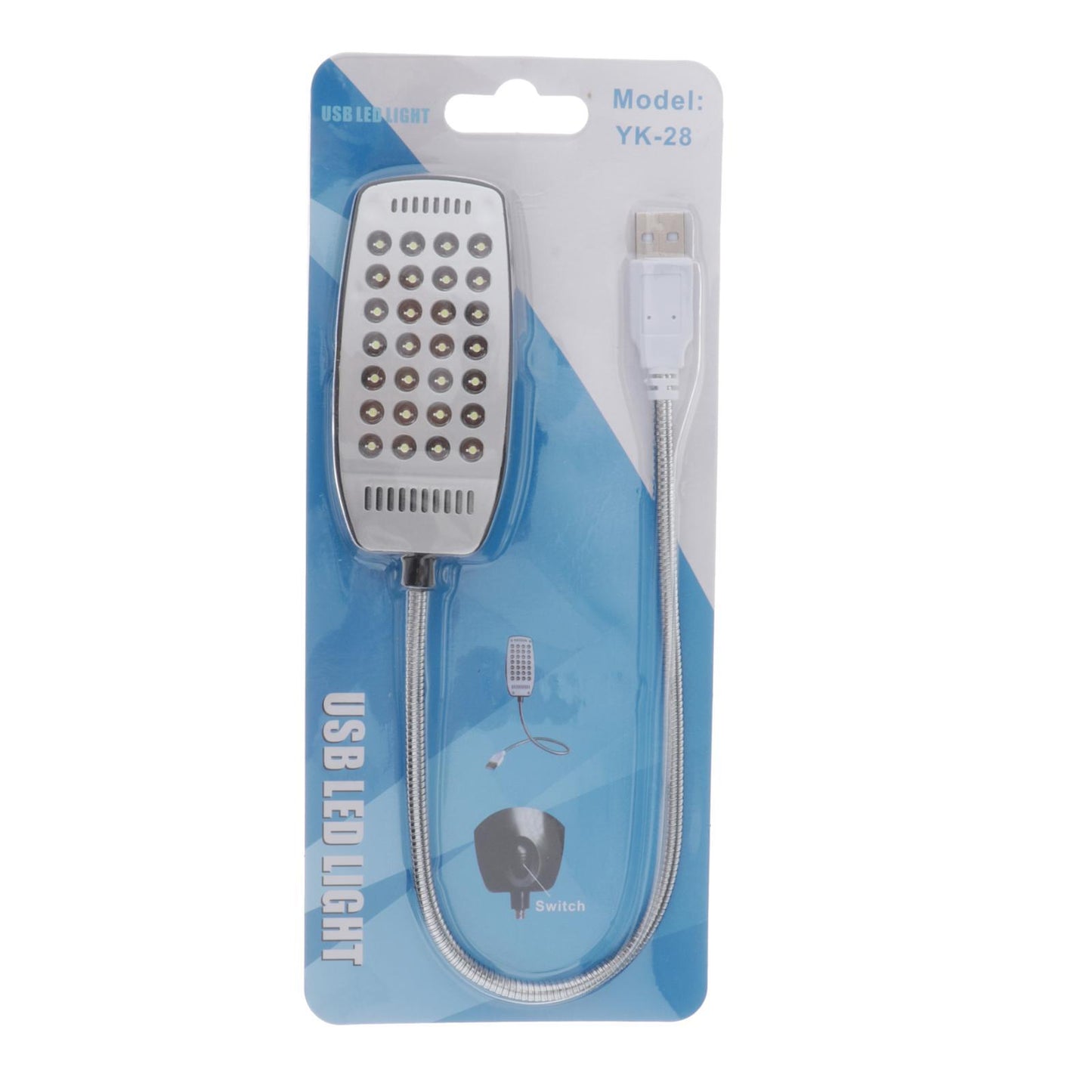 USB Portable Lamp 28 LED Gooseneck for Laptop PC MAC Computer black Boxed