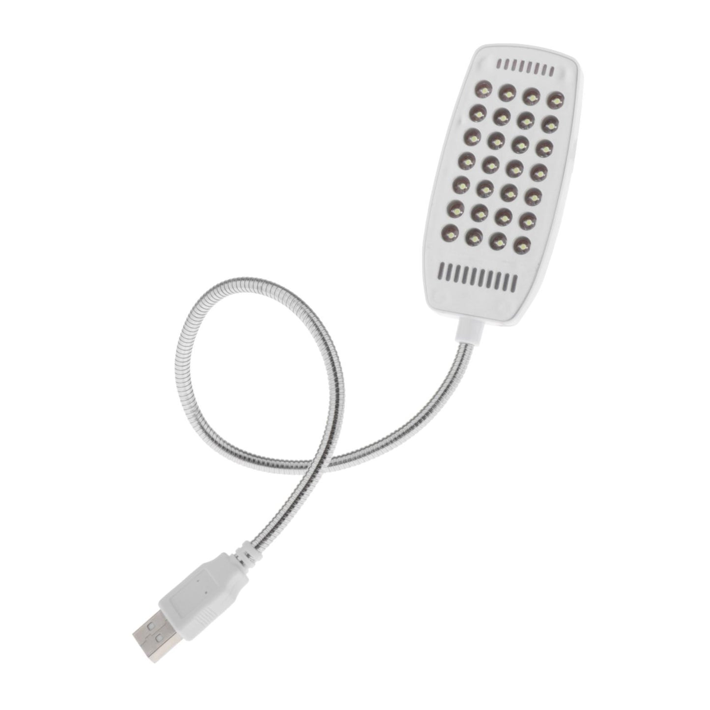 USB Portable Lamp 28 LED Gooseneck for Laptop PC MAC Computer white Bagged