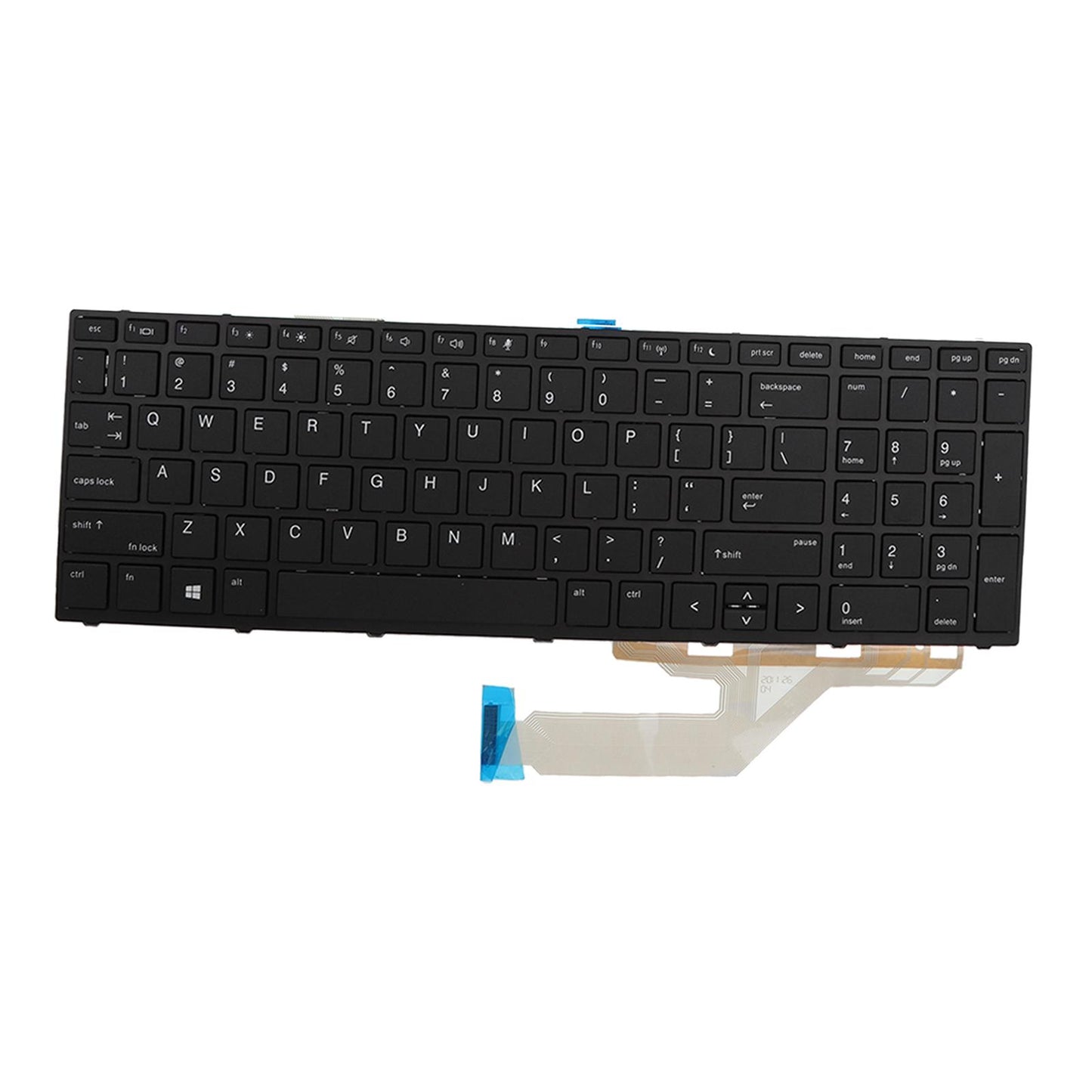 New Laptop US Keyboard w/Frame Fits For HP ProBook 450 G5 455 G5 Series
