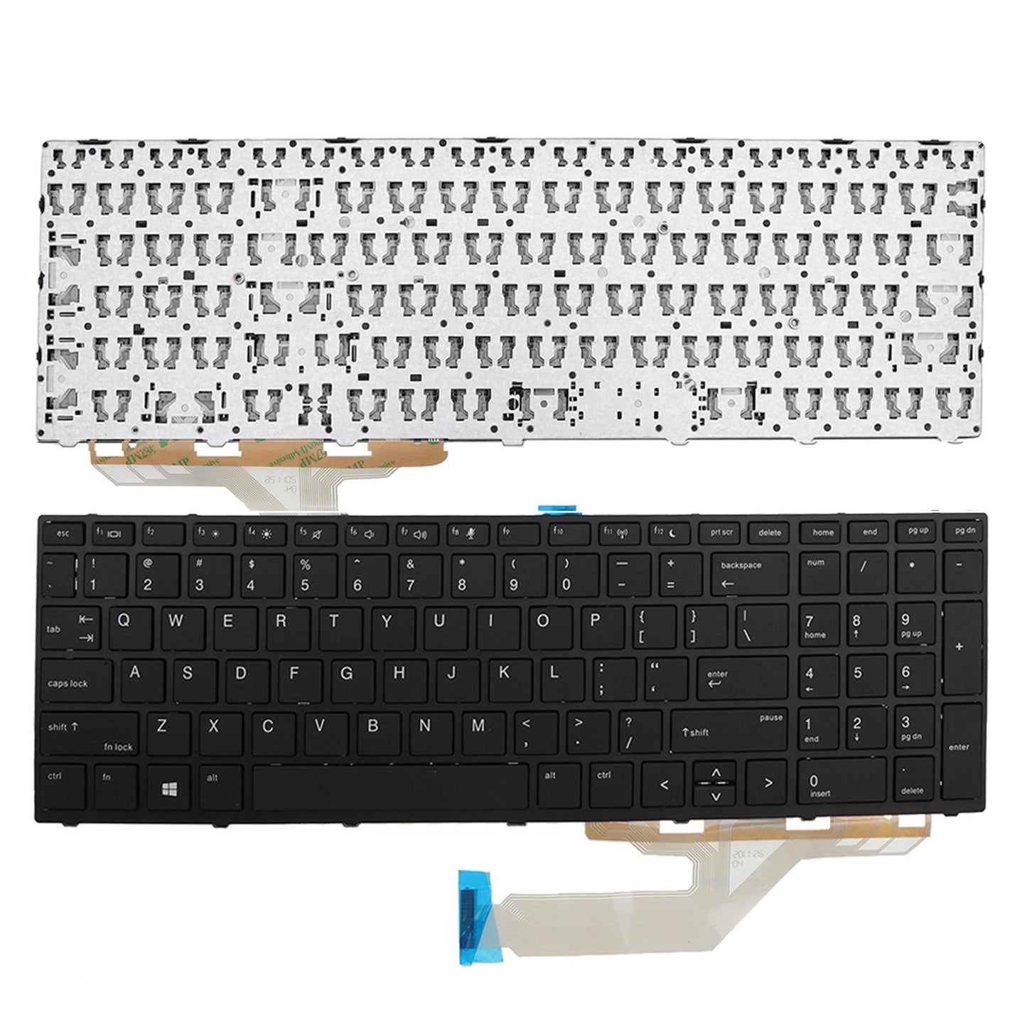 New Laptop US Keyboard w/Frame Fits For HP ProBook 450 G5 455 G5 Series