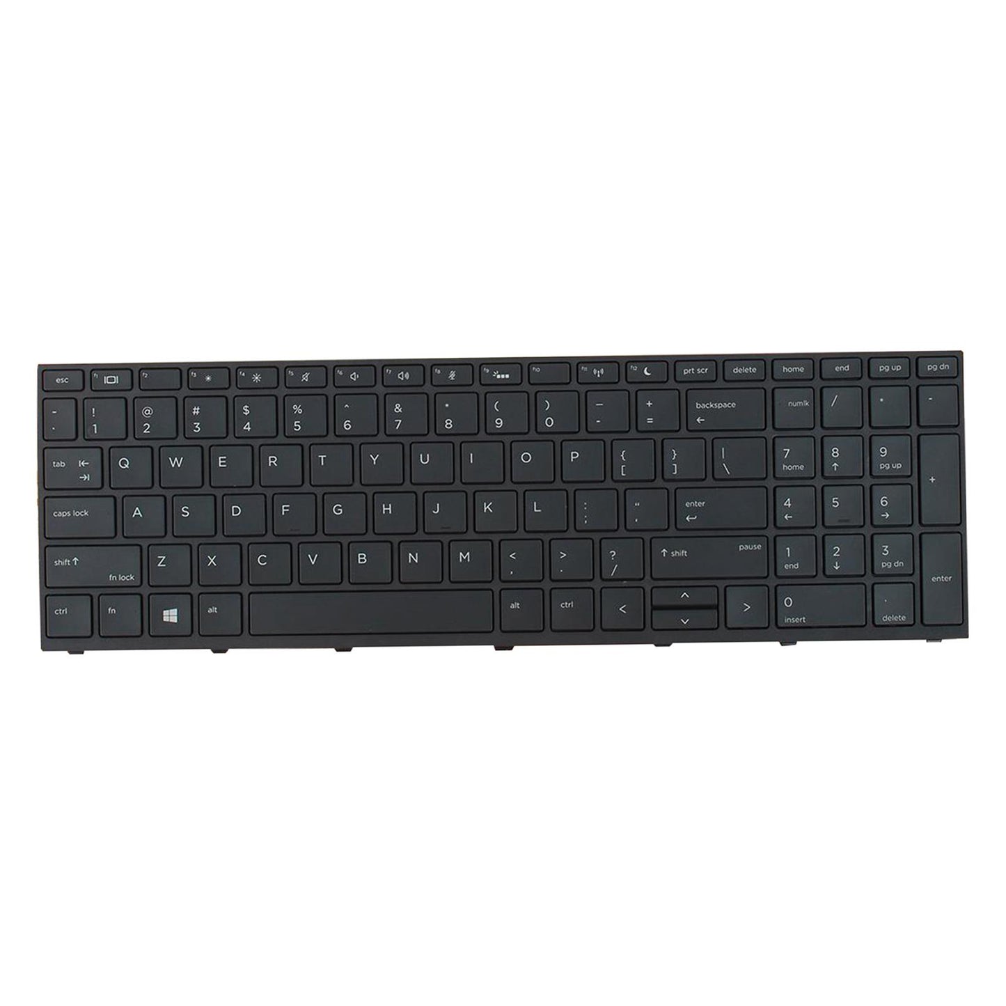 Laptop Keyboard English Layout Keypad Black for HP Probook 450 G5 455 G5