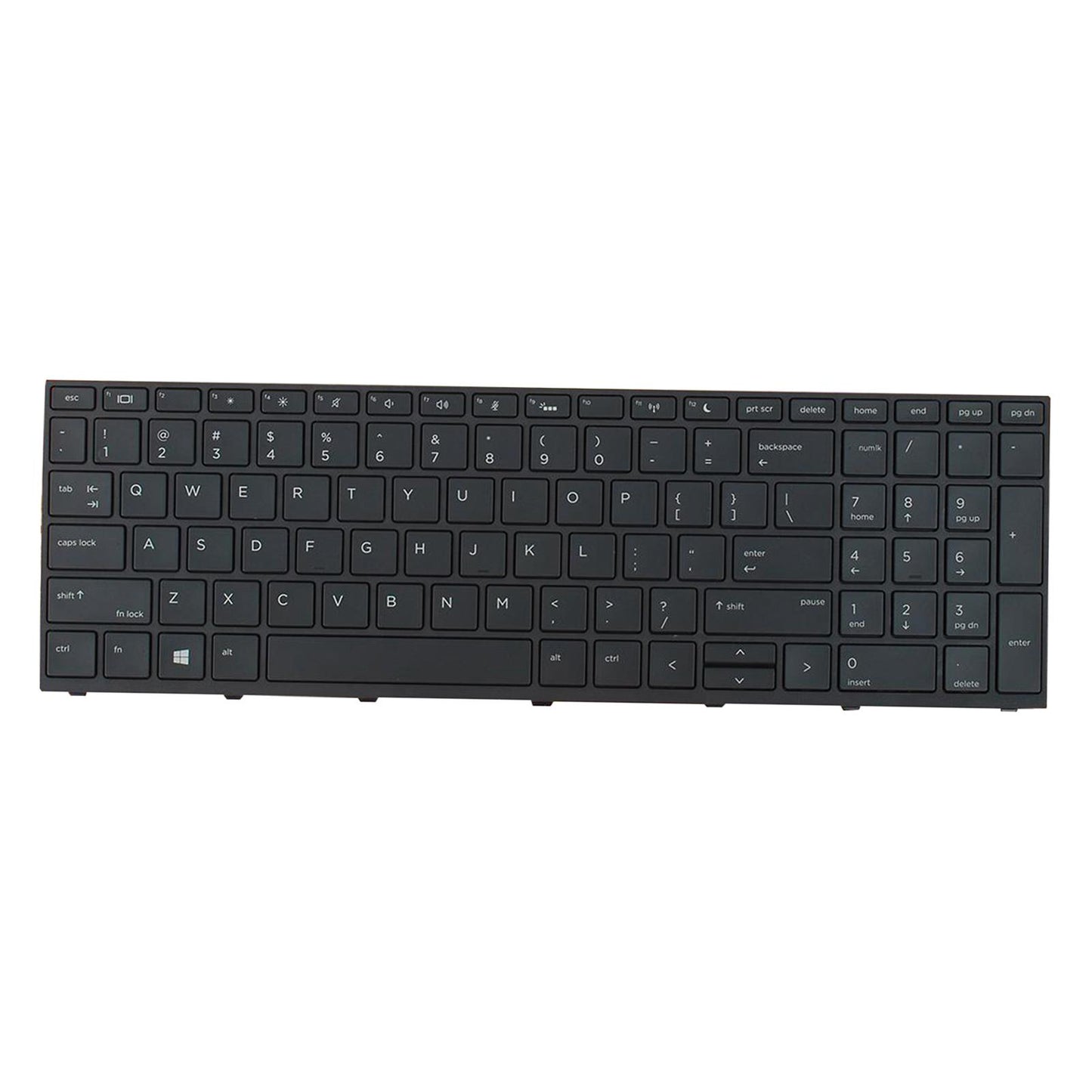 Laptop Keyboard English Layout Keypad Black for HP Probook 450 G5 455 G5