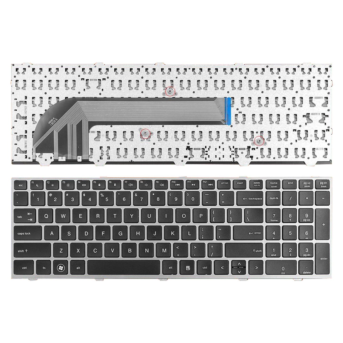 Laptop US English Keyboard Fits for HP ProBook 4540S 4545S Laptop Notebook