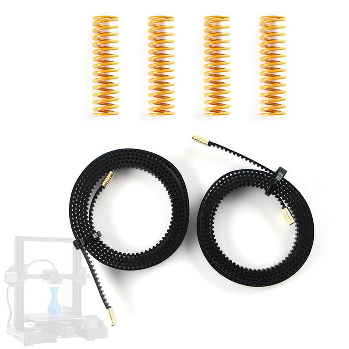3D Printer Supplies GT2-6mm Timing Belt & Springs Kit for Creality Ender-3
