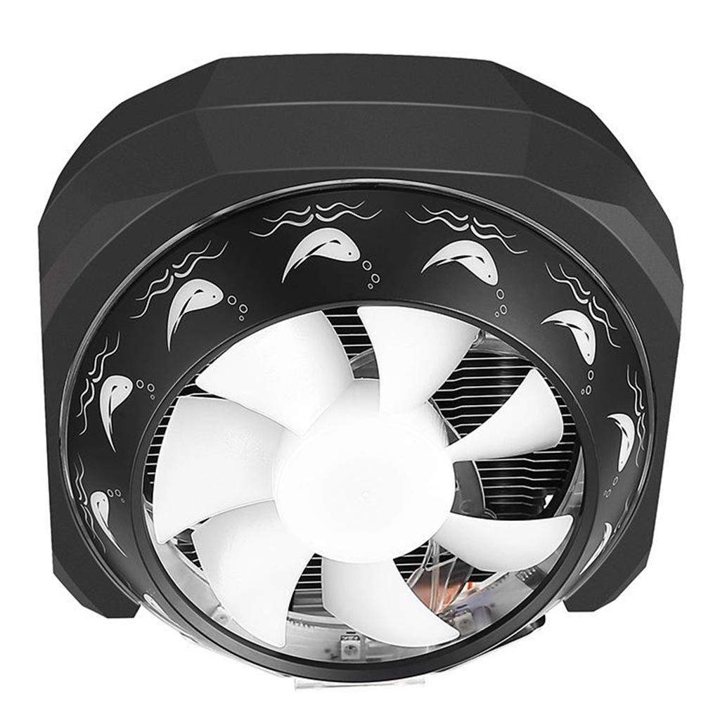 RGB LED CPU Cooler Fan Heatsink For Intel LGA775/1155/1156/1366 for AMD AM3