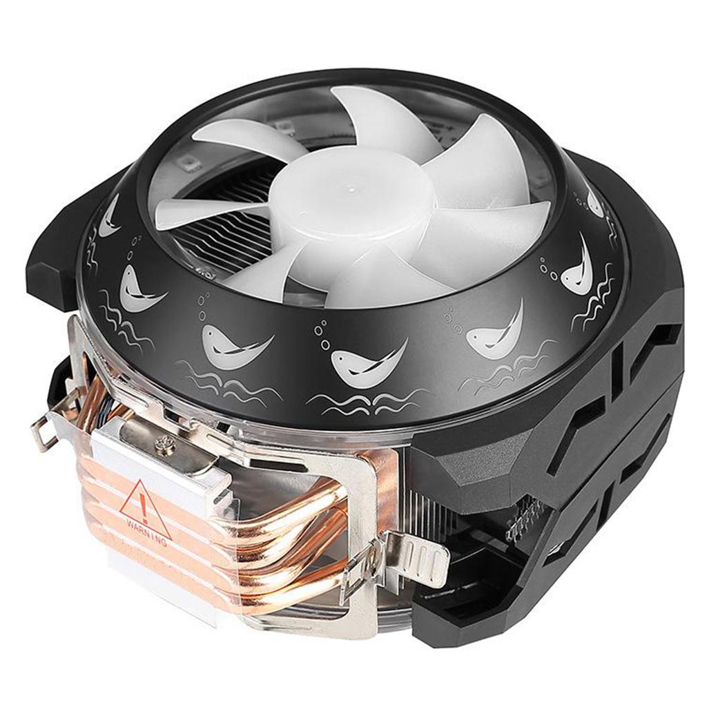 RGB LED CPU Cooler Fan Heatsink For Intel LGA775/1155/1156/1366 for AMD AM3