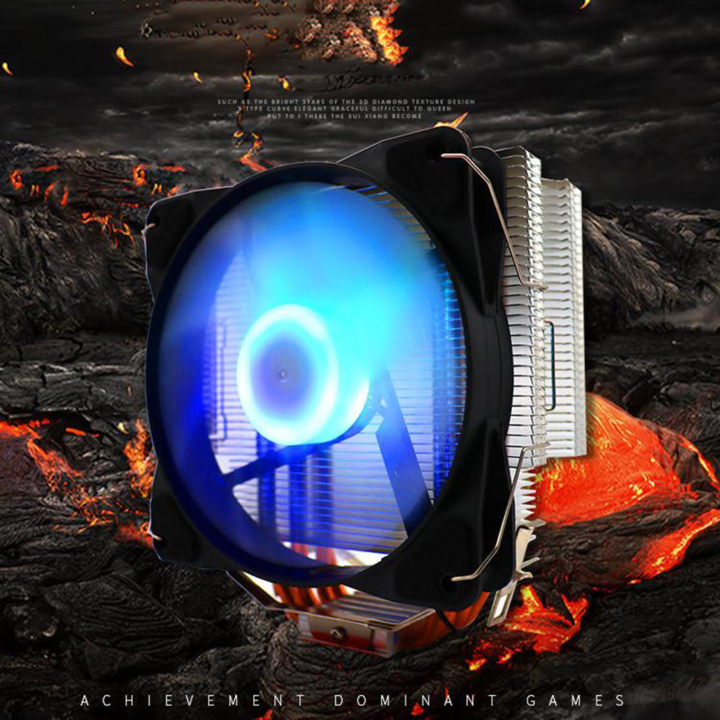 120mm CPU Cooler Fan 4 Heatpipes Heatsink Desktop Radiator for Intel LGA775