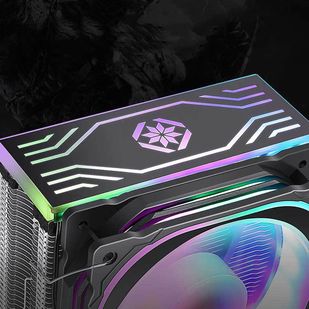 RGB CPU Cooler Fan 65.5 CFM 4pin for Intel LGA1156 /1155 /775 AM2 AM2+ AM4