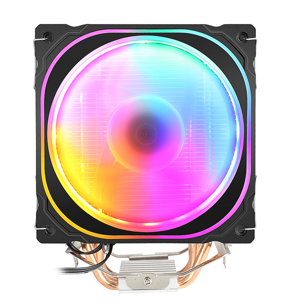 RGB CPU Cooler Fan 65.5 CFM 4pin for Intel LGA1156 /1155 /775 AM2 AM2+ AM4