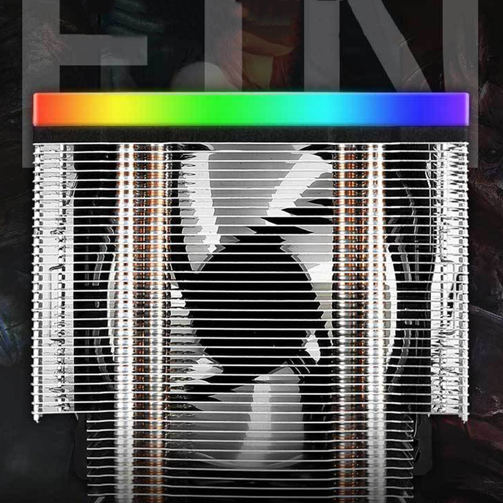 RGB CPU Cooler Fan 65.5 CFM 4pin for Intel LGA1156 /1155 /775 AM2 AM2+ AM4