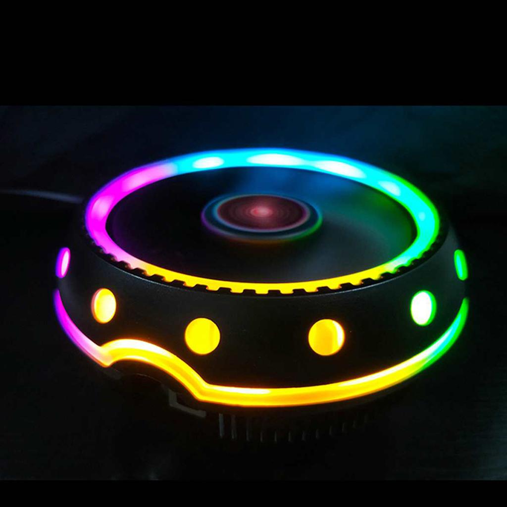 CPU Cooling Fan RGB Lighting Air Cooler Radiator for Intel LGA775 for AMD