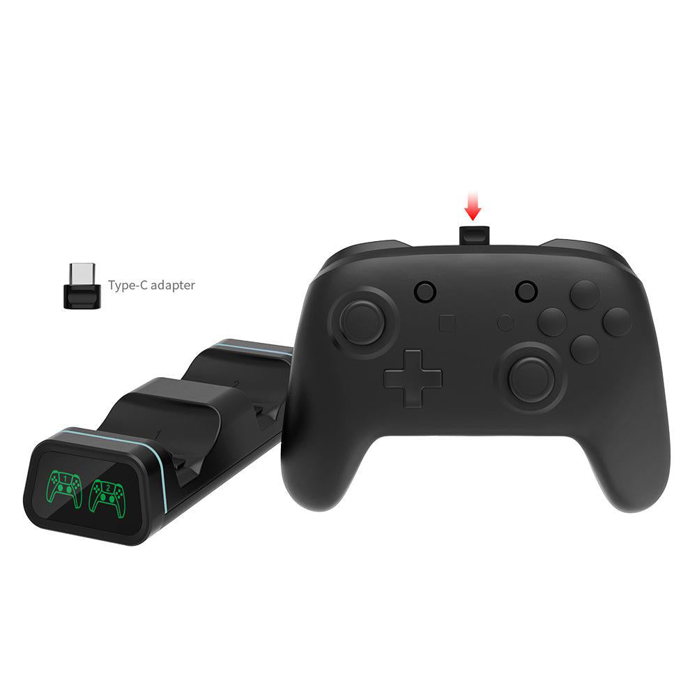 Dual Charging Dock Station Charger for Nintendo Switch Pro-controller