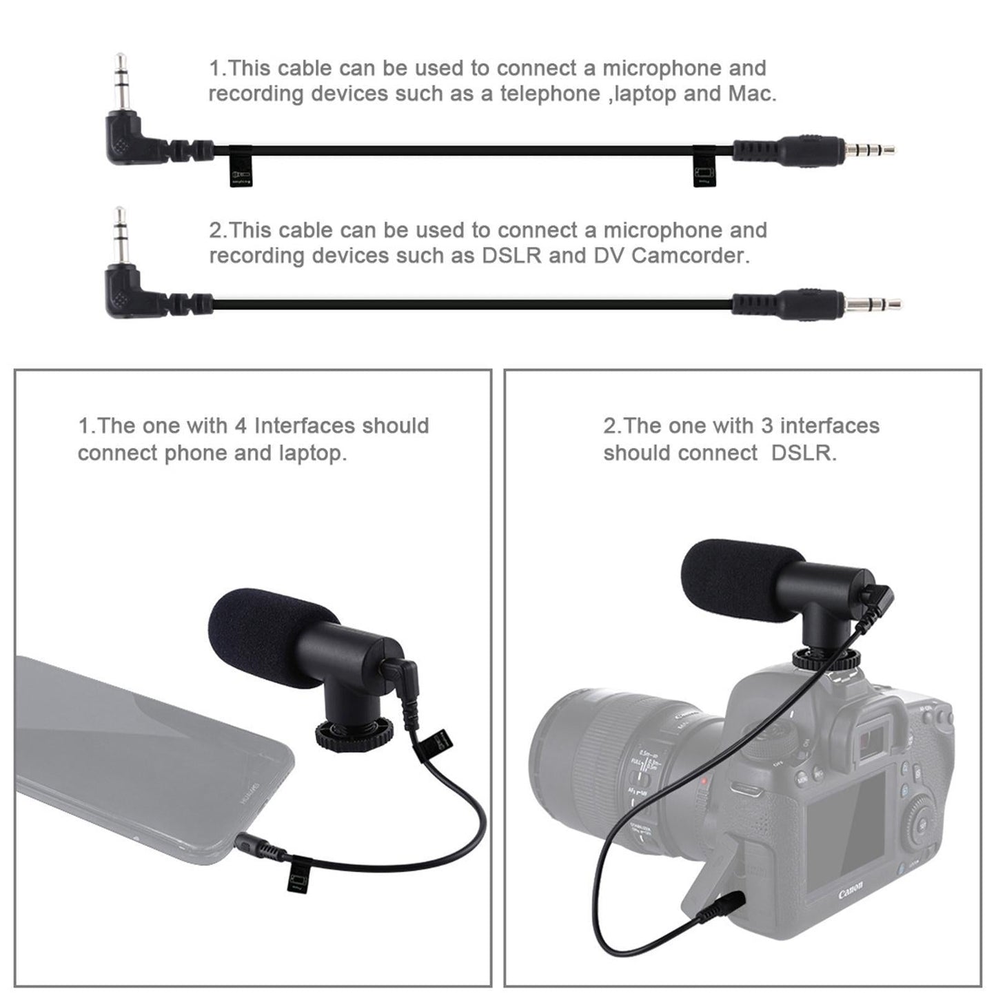 Phone Video Rig Kit Selfie Ring Light Microphone Film Making Stabilizer Blue