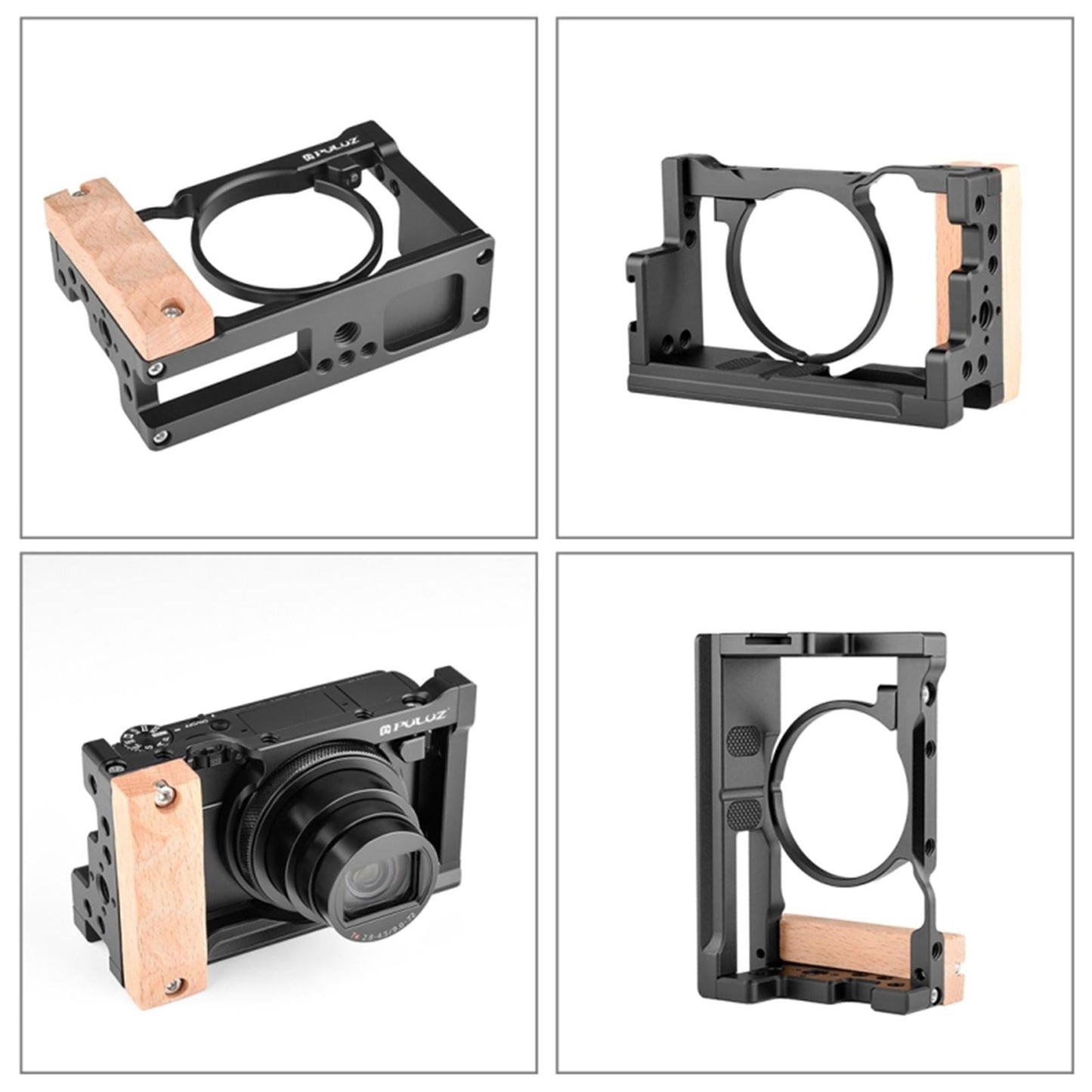PULUZ Protective Camera Cage Stabilizer Holder Frame For Sony RX100 VI DSLR
