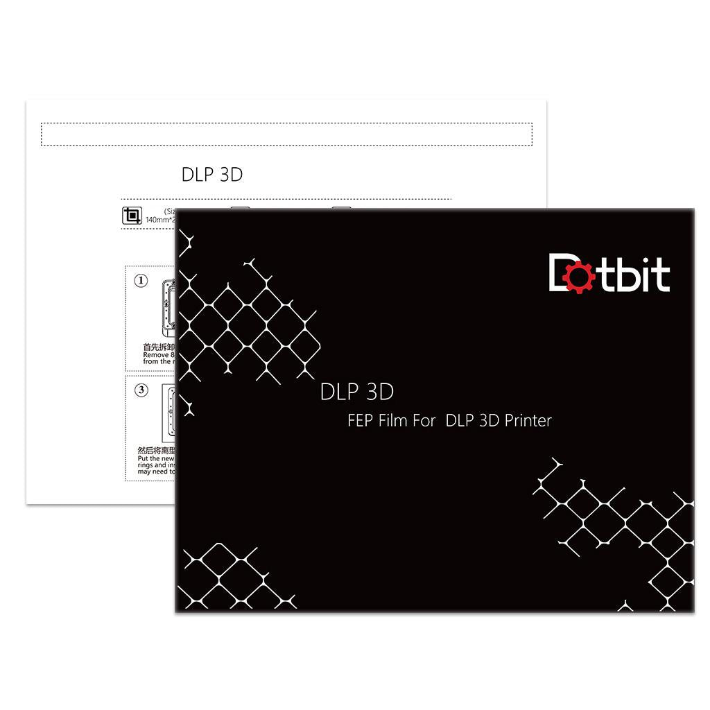 5 Packs LCD SLA FEP Release Sheet 280x200mm Durable FEP Sheet for Wanhao D8