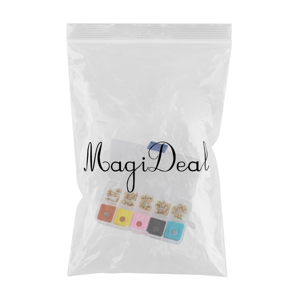 3D Printer Heater Block Silicone Covers MK9 Brass Nozzle Kit for Ender 5