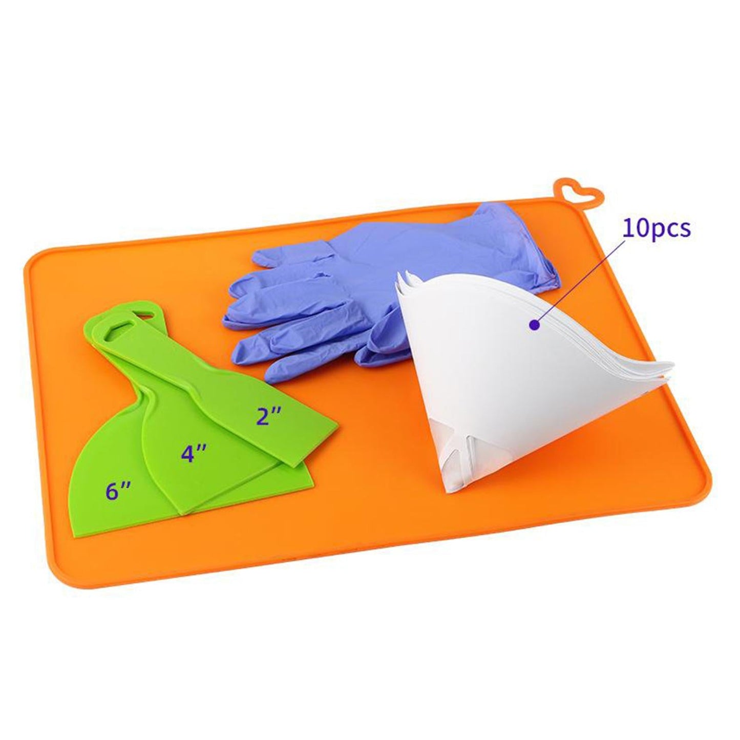 Silicone Mat Scraper Paper Funnel Cleaning Kit 3D Printer Parts Accessories