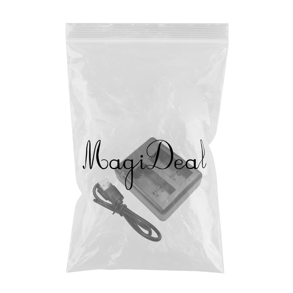 2-Pack Batteries 1720mAh Charger for GoPro9 2 Way Charger