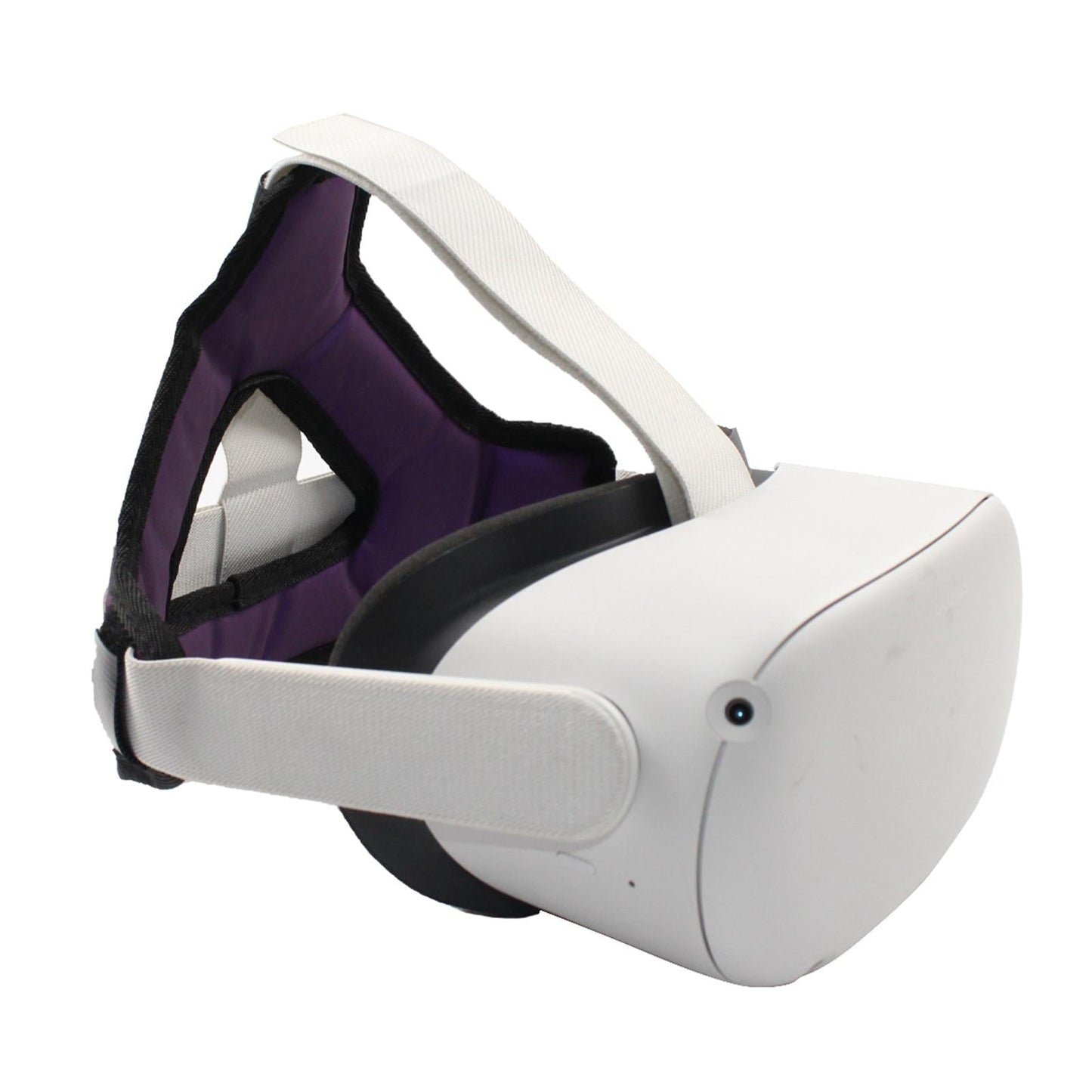 Easy Install Head Strap Pad Cushion Headband Fixing for Oculus Quest2 Purple