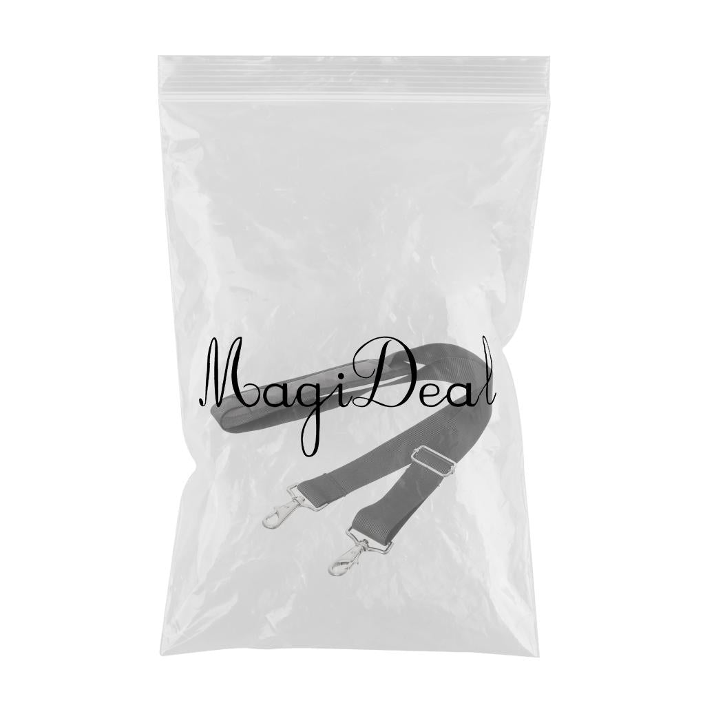 Universal Nylon Shoulder Strap 59 Adjustable Replacement Black with Pad"