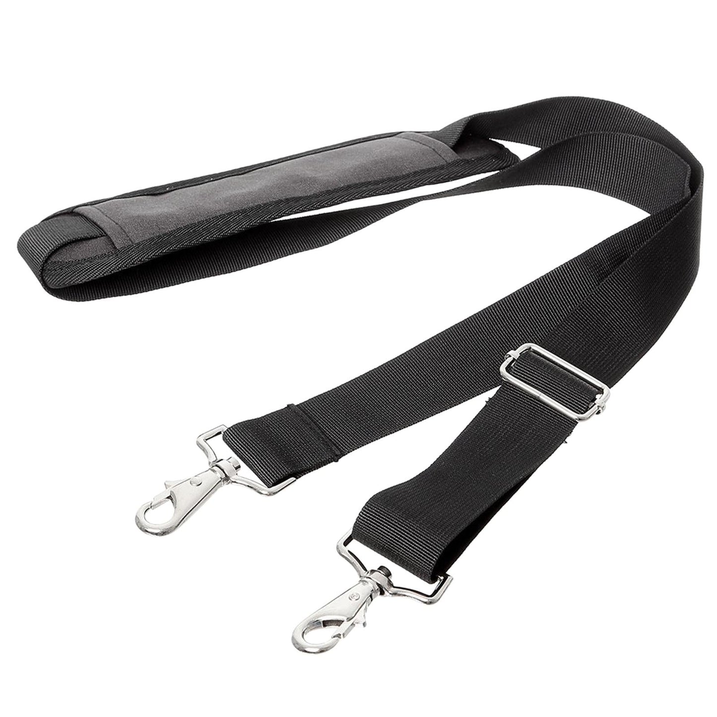 Universal Nylon Shoulder Strap 59 Adjustable Replacement Black with Pad"