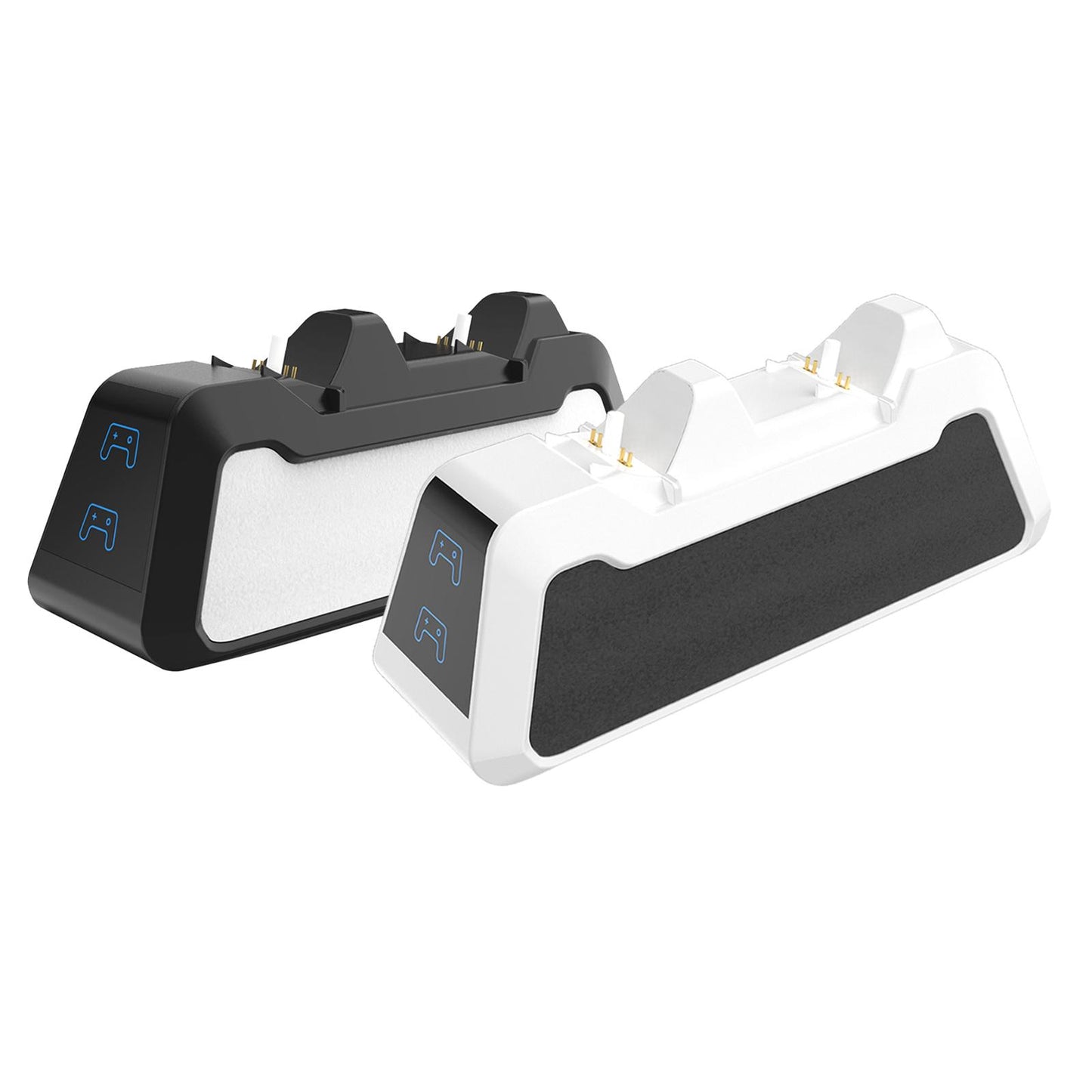 Quick Charge USB Quick Charge Dual Controller for Playstation5 black+white