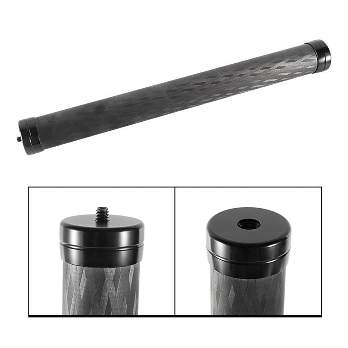 14.2 inch Long Carbon Fiber Extension Pole Stick Rod Monopod for DJI Ronin S