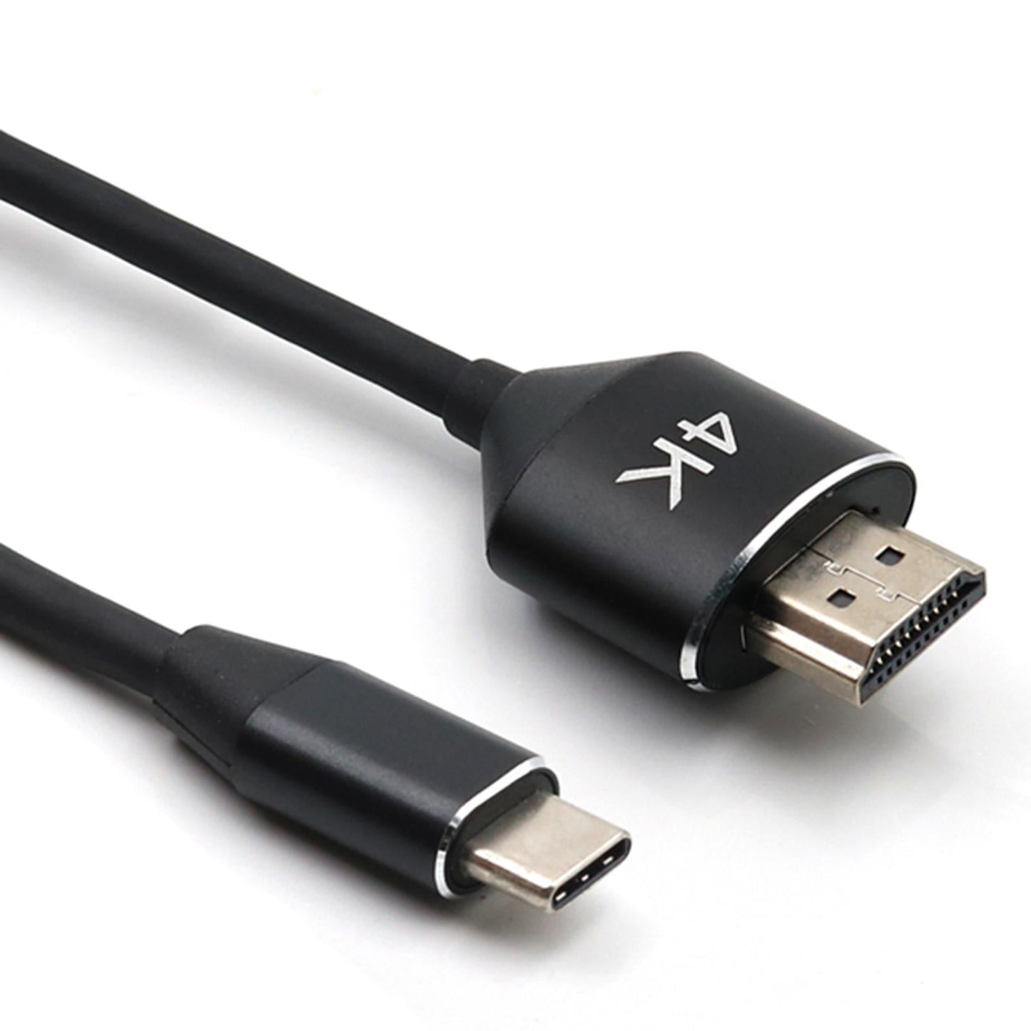 1080P USB-C Type-C to HDMI TV Cable 2m High Speed for Macbook Pro Black