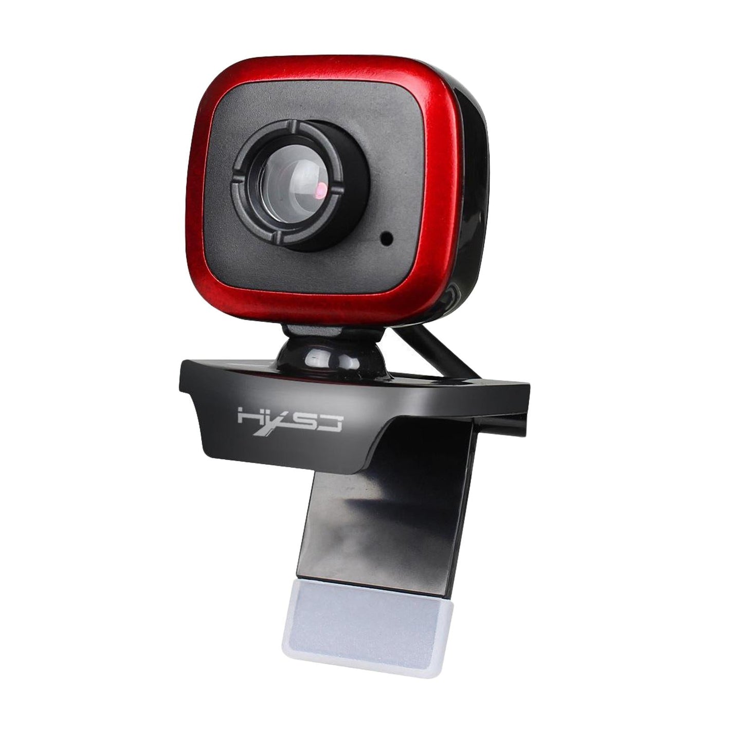 480P Desktop Computer USB Web Camera Webcam Manual Focus Black Red