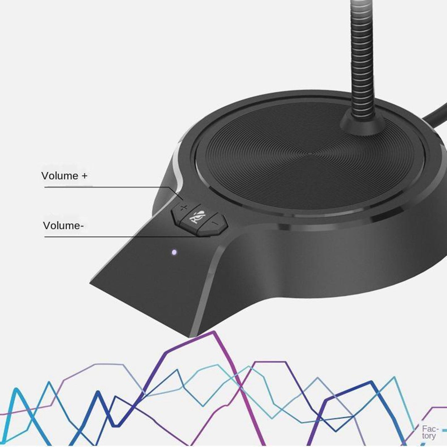 USB Microphone Computer Mic for Desktop Laptop Notebook Voice Chat Record