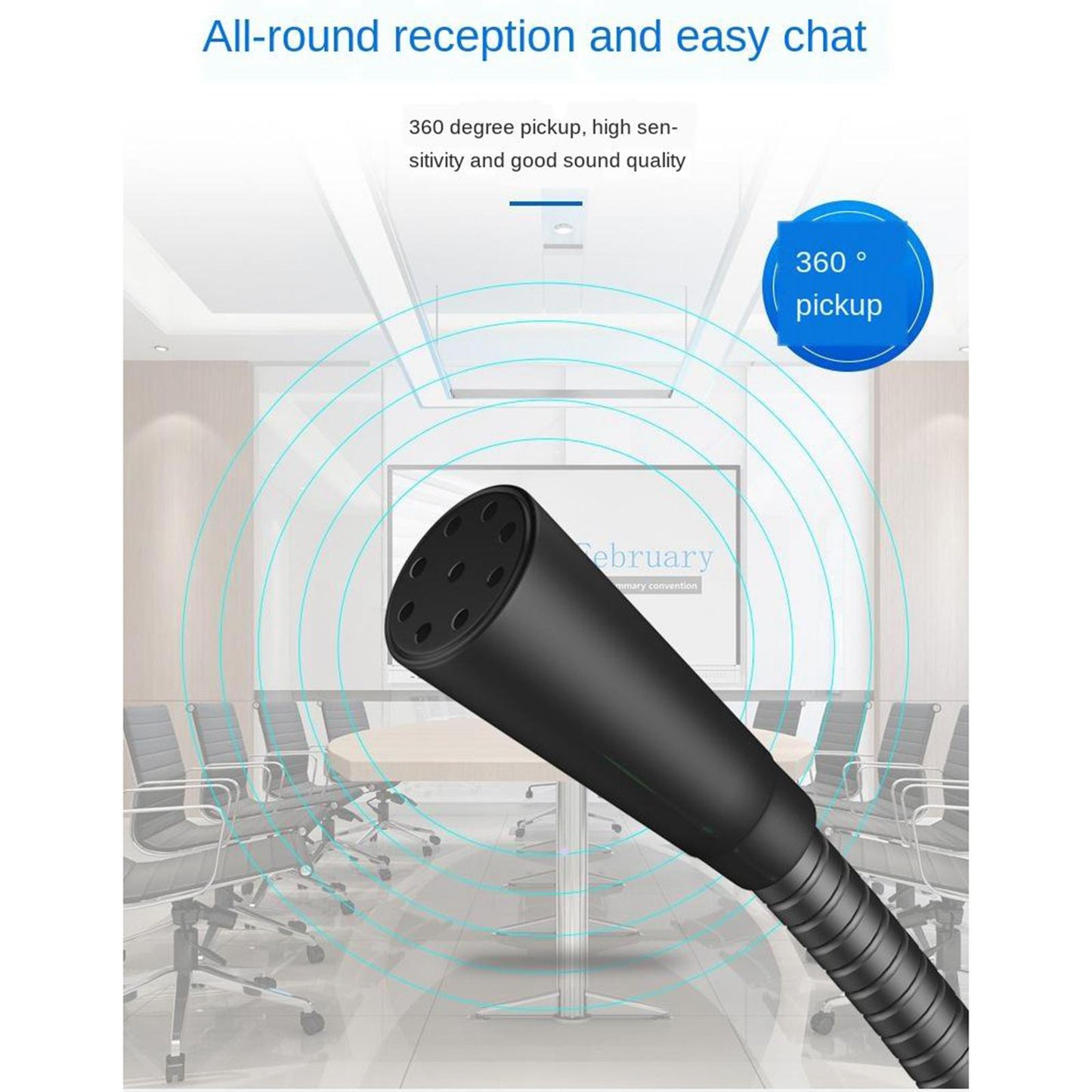 USB Microphone Computer Mic for Desktop Laptop Notebook Voice Chat Record