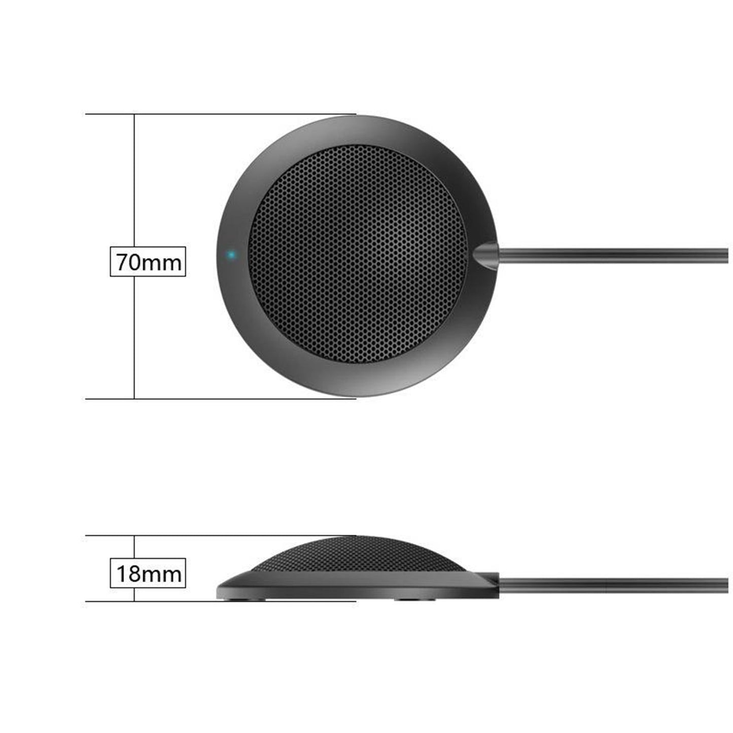 Omni-Directional 360Degree Conference Microphone USB for Desktop Conference