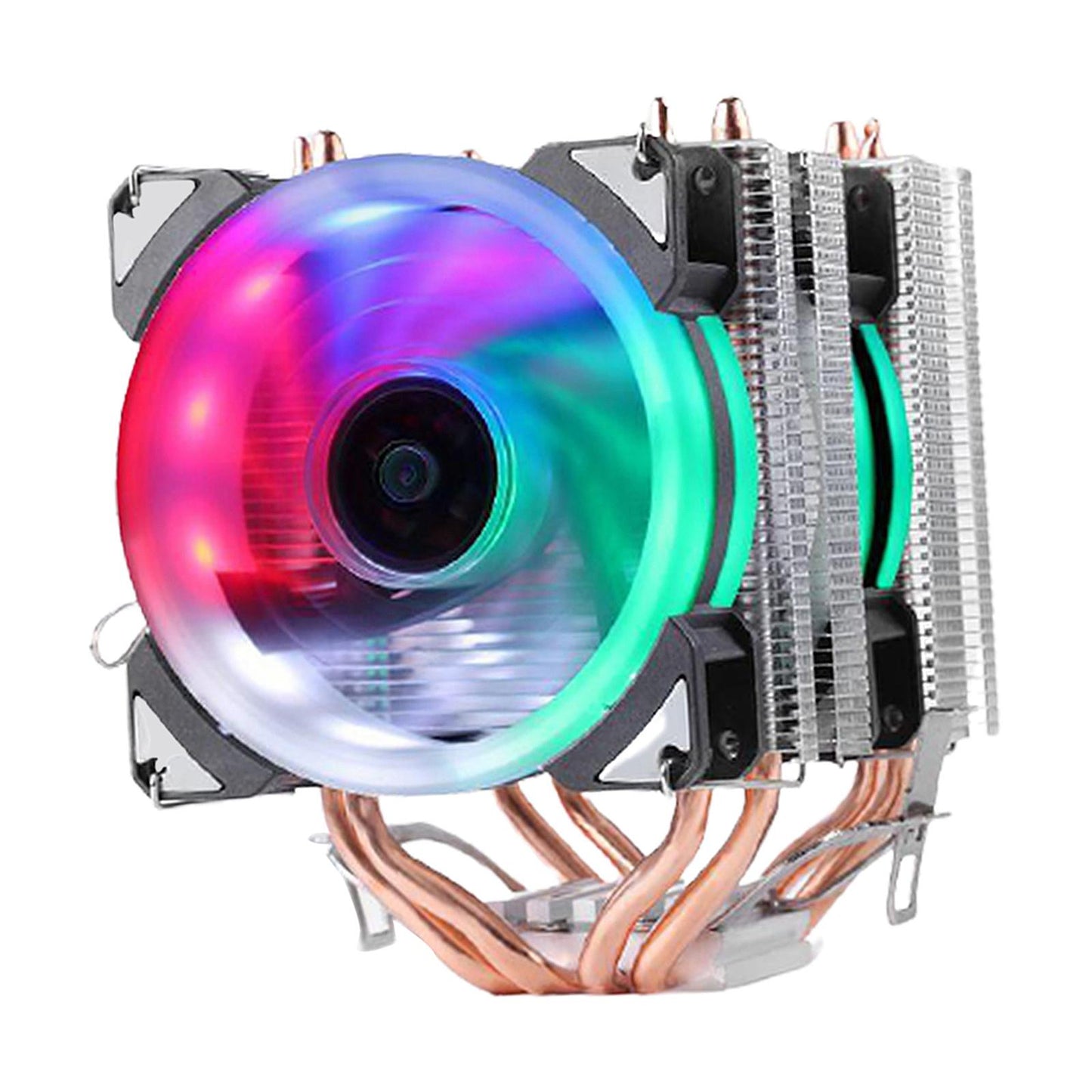 CPU Cooler Dual Cooling Tower RGB Fans for AMD Intel Dual tower 2 fans