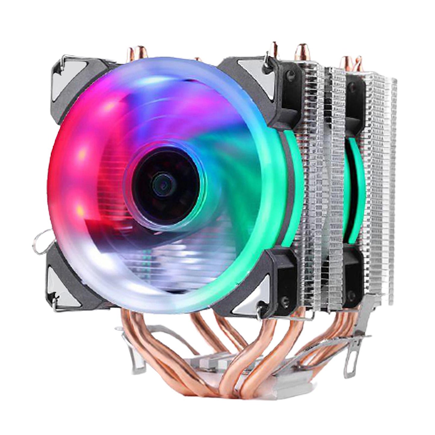CPU Cooler Dual Cooling Tower RGB Fans for AMD Intel Dual tower 2 fans