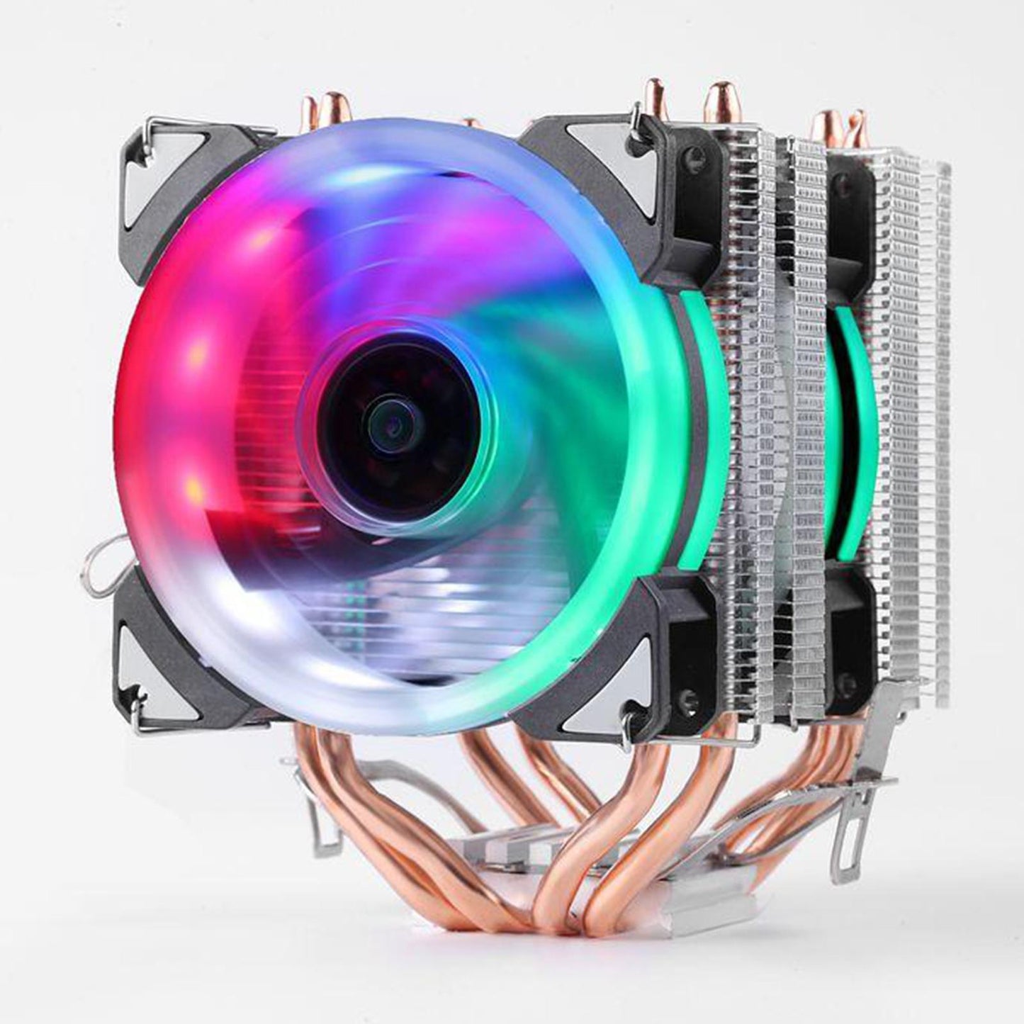 CPU Cooler Dual Cooling Tower RGB Fans for AMD Intel Dual tower 2 fans