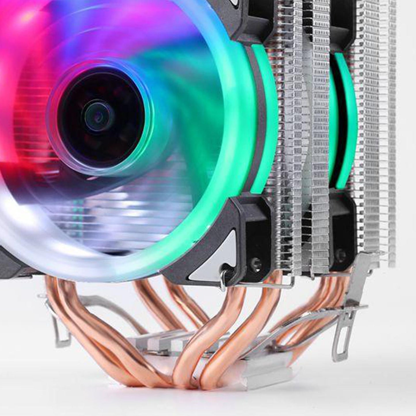 CPU Cooler Dual Cooling Tower RGB Fans for AMD Intel Dual tower 2 fans