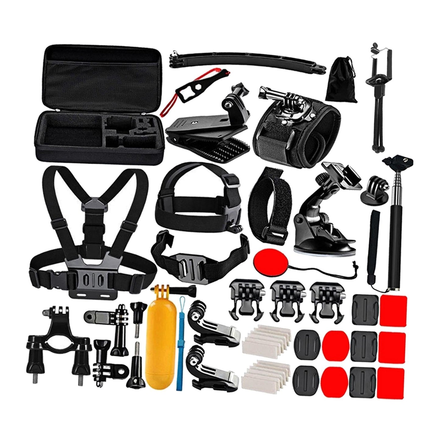 50 Pcs Action Camera Accessory Kit for GoPro HERO9 8 Black 7 6 5 Session 3 2