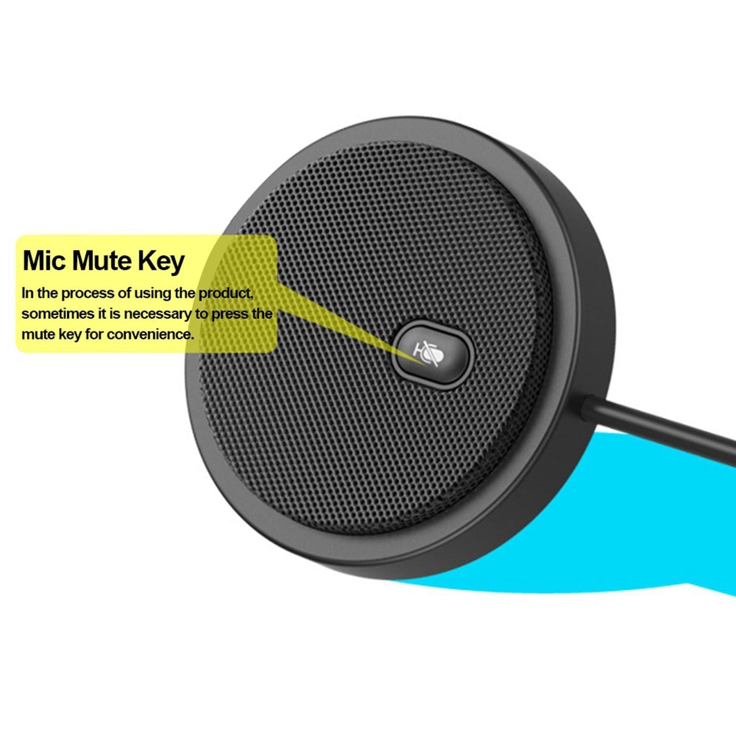 Omnidirectional Microphone Meeting Stereo Plug & Play Office Sound Recording