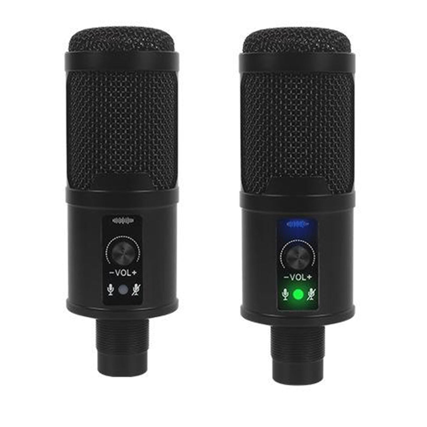 USB Microphone Mic + Tripod Stand for PC Laptop Studio Recording Gaming