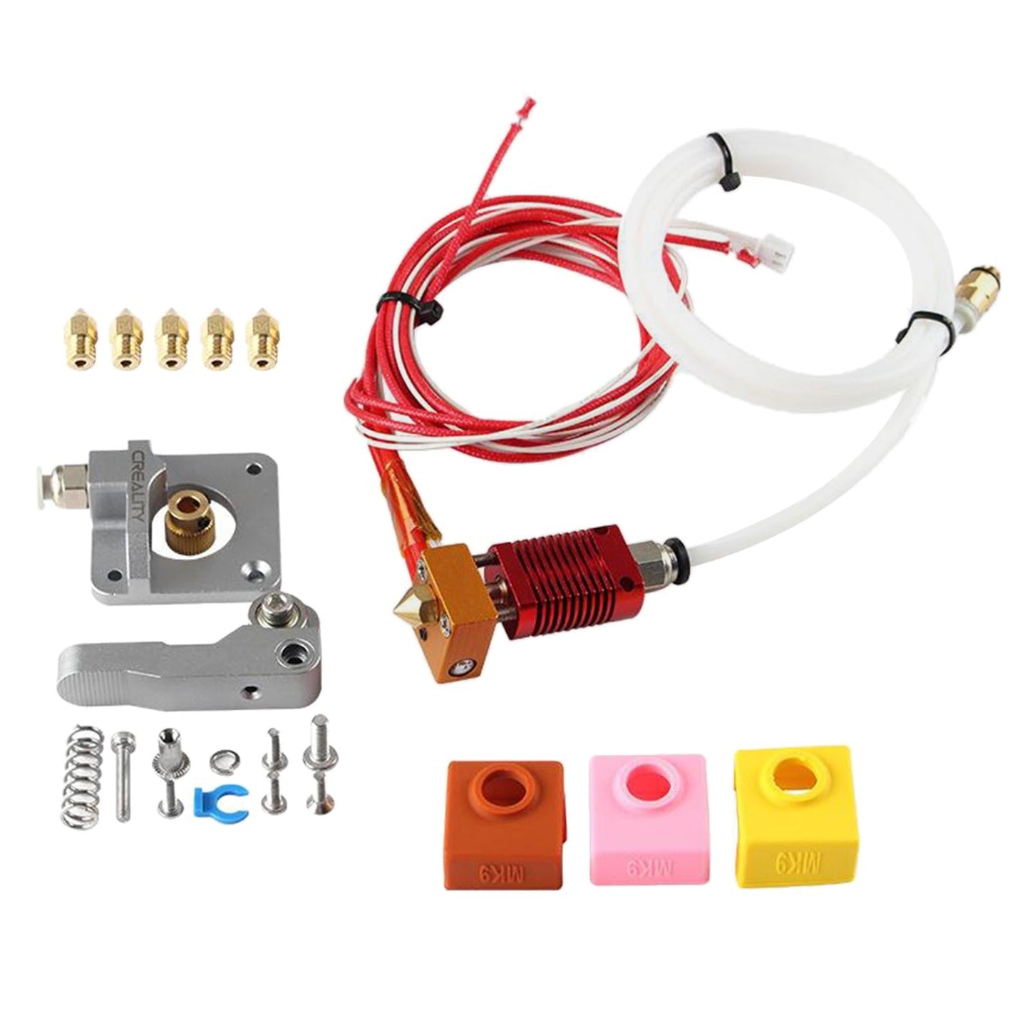 Metal 3D Printer MK9 Extruder Nozzle Silicone Sleeve Kit for Ender 5/5 CR