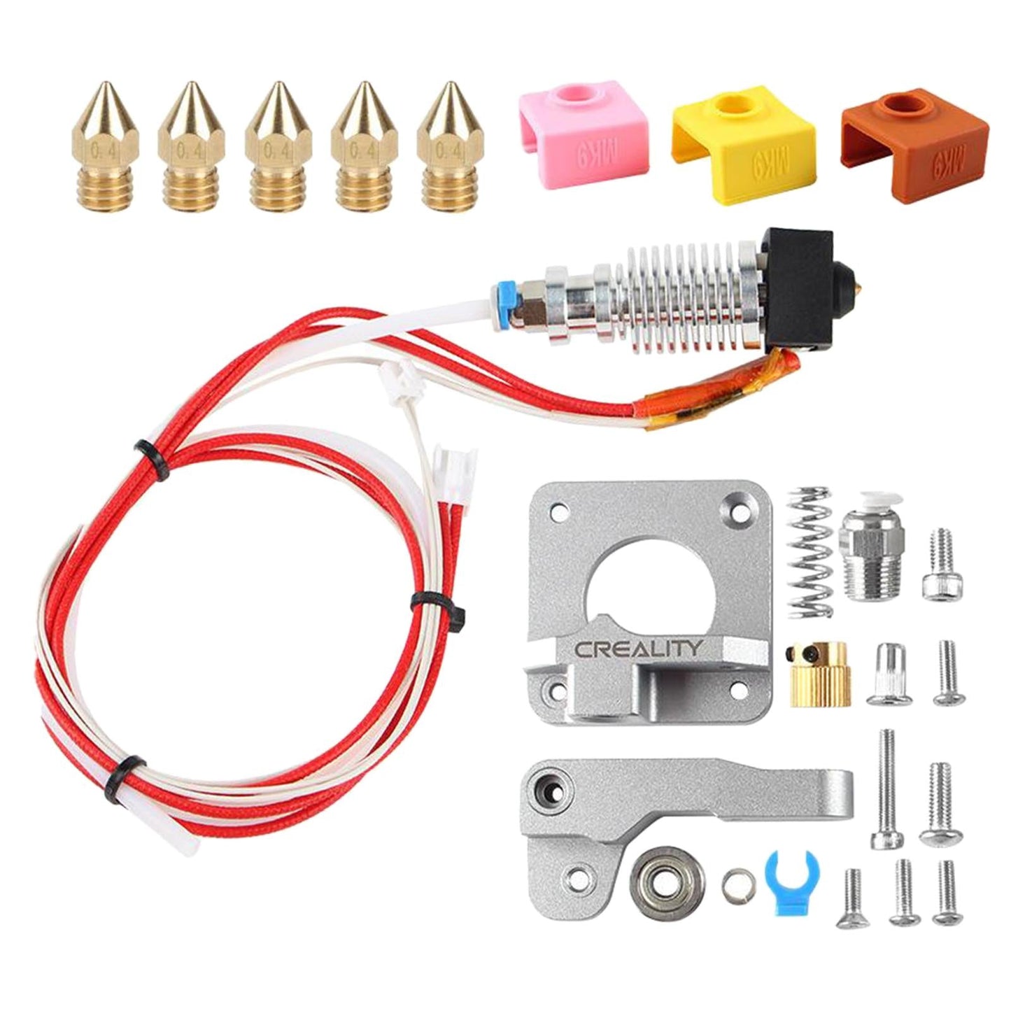 3D Printer Parts Metal Extruder MK8 Upgrade for Ender 3/Ender 5/CR-10 series