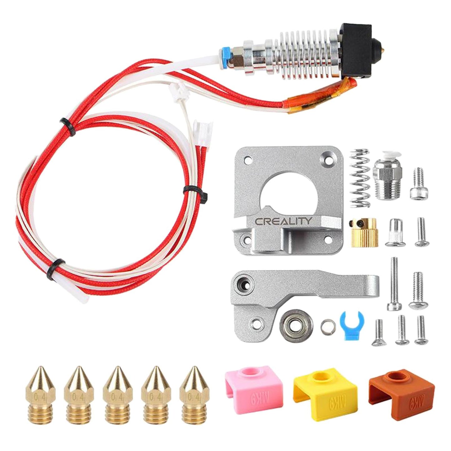 3D Printer Parts Metal Extruder MK8 Upgrade for Ender 3/Ender 5/CR-10 series