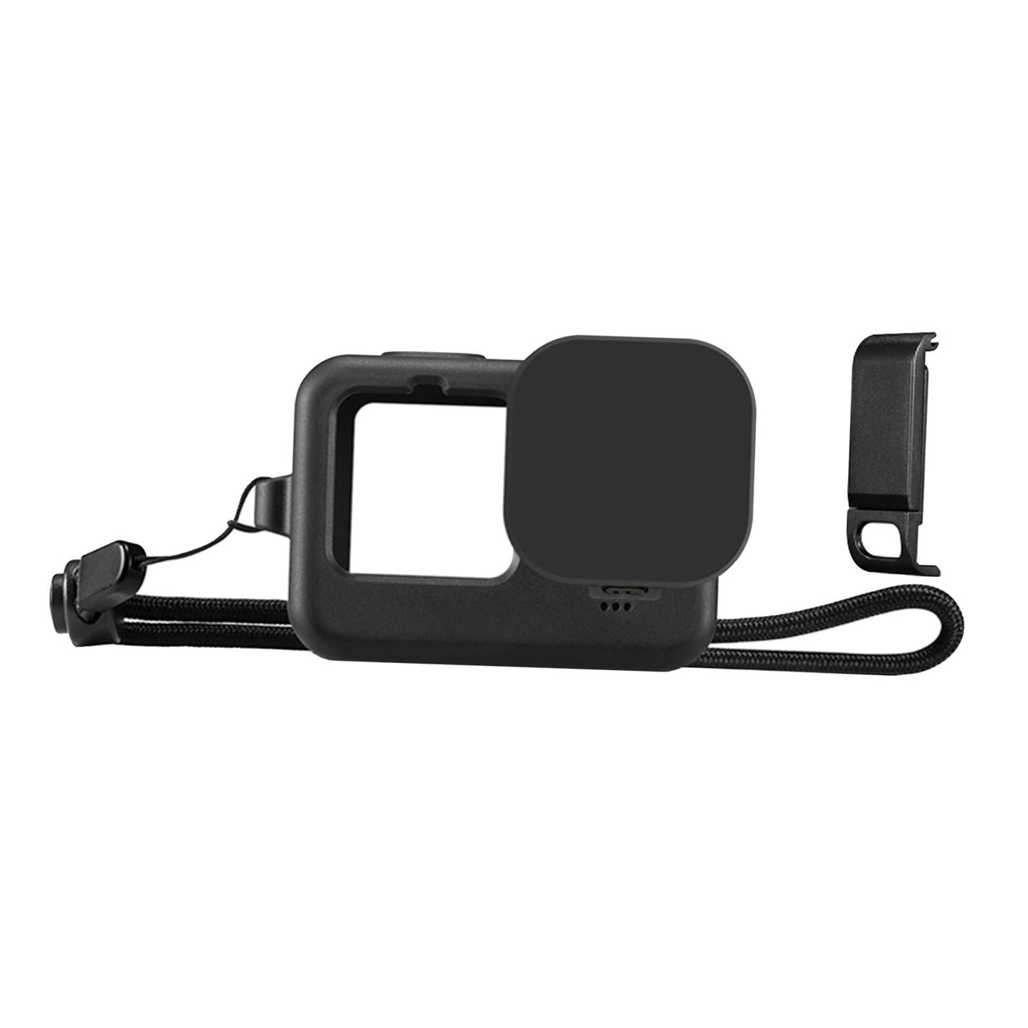 Protective Soft Silicone Housing Case for GoPro Hero9 Black & Lanyard